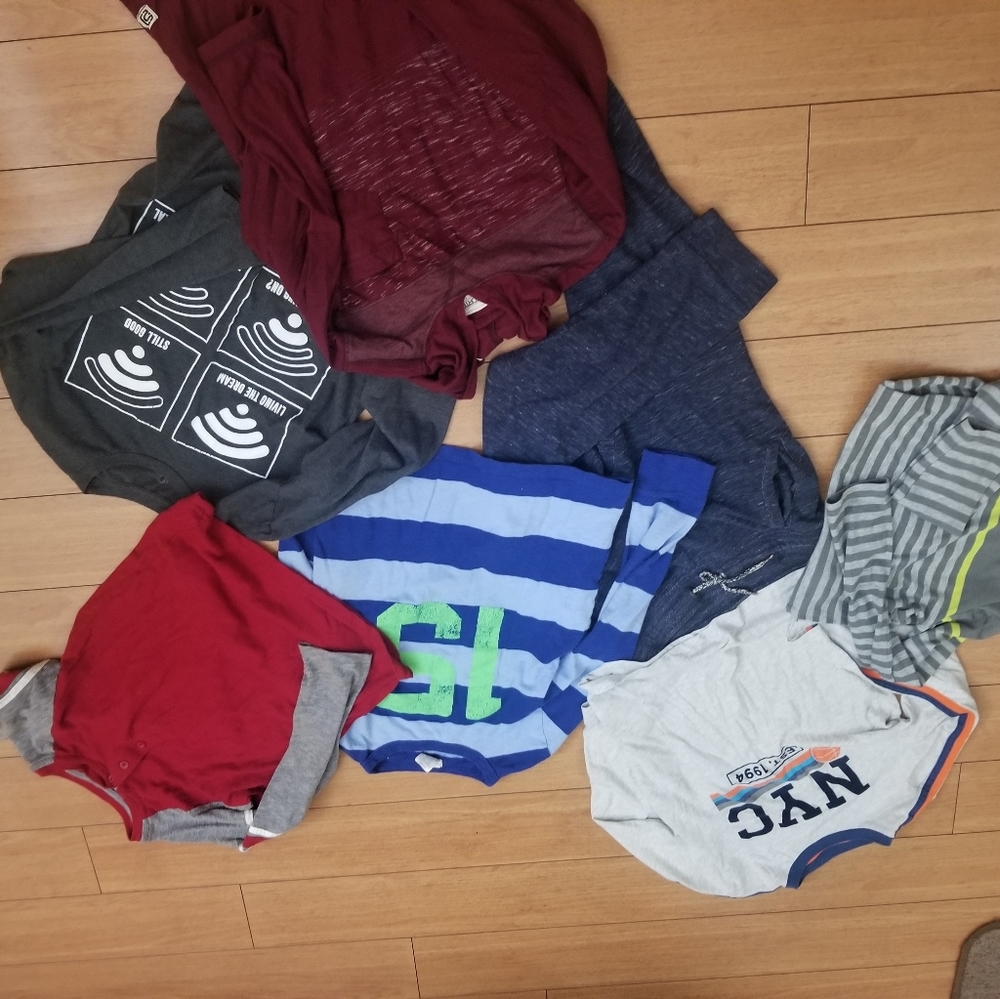 Bundle of boys long sleeve shurts size 8